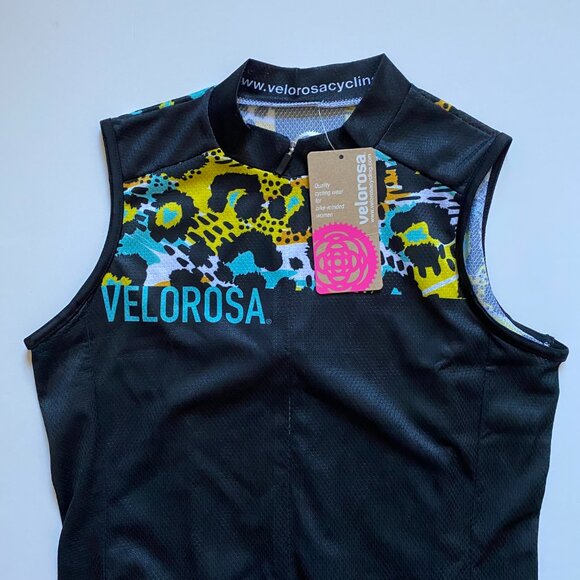 BN Velarosa Cheetahlicious Bike Sleeveless Jersey Small - Picture 4 of 7